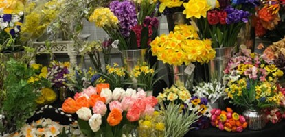 Come visit our Artificial Flowers showroom