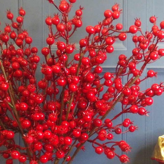 Artificial Christmas Berries Red 62cm - X21071 BAY3B