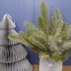 Artificial Christmas Pine with Silver Glitter 40cm - X22025 