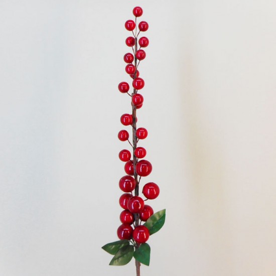 Christmas Berry Stem Red 40cm
