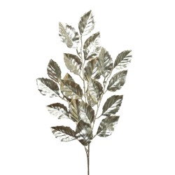 Chrome Bay Leaf Spray Champagne Gold 71cm - X25044