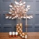 Rose Gold Metallic Bayleaves Spray 71cm - X22063 BAY2C