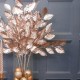 Rose Gold Metallic Bayleaves Spray 71cm - X22063 BAY2C