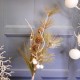 Frosted Artificial Christmas Spruce Branch with Cones and White Berries -  X20042