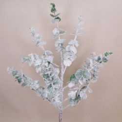 Frosted Eucalyptus with Snow and Glitter 61cm - X21099 