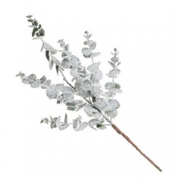Frosted Eucalyptus with Snow and Glitter 61cm - X21099 