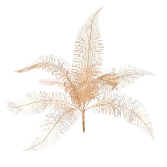 Metallic Feather Fern Plant Gold 47cm - X25056 Metallic Feather Fern Plant Gold 47cm - X25056