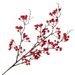 Artificial Christmas Ilex Berries Red 90cm - X24023 BAY2C