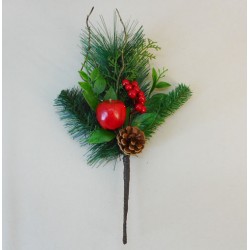 Artificial Yule Christmas Spray 30cm - 17X179 