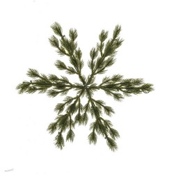 Artificial Christmas Pine Snowflake Small 53cm  - 18X028