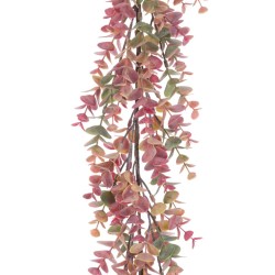 Artificial Eucalyptus Garland Pink Green 180cm  - X23024 BAY4B