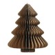 Honeycomb Paper Christmas Tree Brown 60cm - X24045 BC