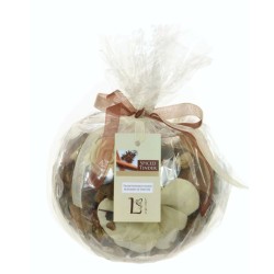 Spiced Tinder Pot Pourri filled Fish Bowl 20cm - X25028