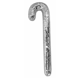Mirror Candy Cane Hanging Decoration 48cm -  X25021