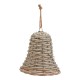 The Noel Collection Medium Wicker Bell Decoration  - X24032 BAY3C