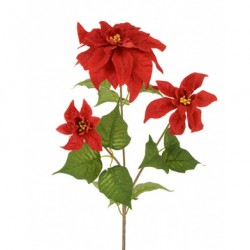 Classic Christmas Poinsettia Red 64cm - X22052 : Delivery due Sept 2022