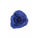 Christmas Clip on Glitter Rose Blue 16cm - X22047