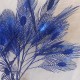 Glitter Peacock Feathers Blue 93cm - X23027
