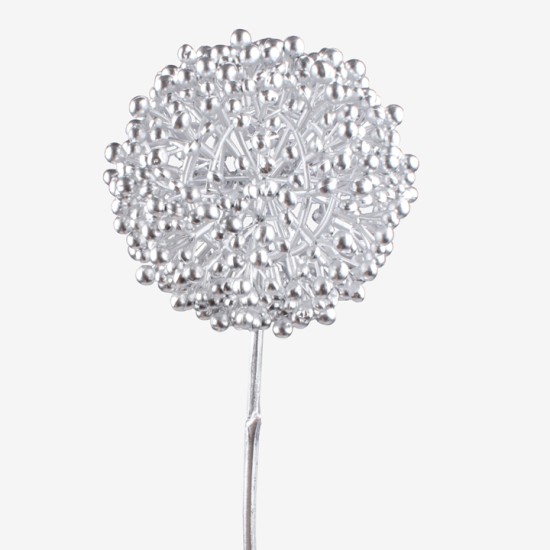 Metallic Allium Silver 65cm - X23045 BAY1C