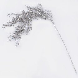 Metallic Trailing Bell Flowers Silver 95cm - X23050 BAY3D