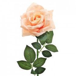 Christmas Flowers | Sparkle Rose Peach 72cm - X22005 