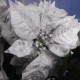 64cm Grey Velvet Poinsettia - X22009 