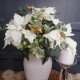 Dreaming of a White Christmas Artificial Flowers Gift Bouquet - X22059