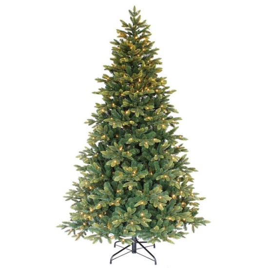 8ft Prelit Vancouver Spruce 750 warm white LED lights - X24007 COMING SOON
