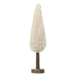 Fur Christmas Tree Cream 36cm - X24071