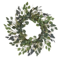 Artificial Eucalyptus Wreath 60cm - X23017