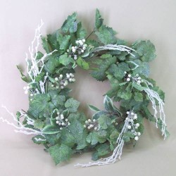 Luxury Christmas Wreath XL Frosted Grape Vine - 13X041