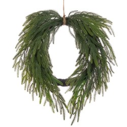 Waxed Pine Wreath 61cm - X25070