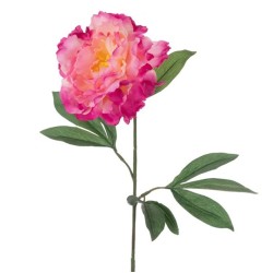 Eco Artificial Peony Pink 80cm - P154 KK2