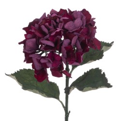 Eco Artificial Hydrangea Burgundy 60cm - H103 LL3