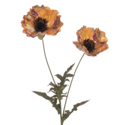 Eco Artificial Poppies Gold 69cm - P063 KK1