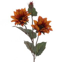 Eco Artificial Sunflowers Orange 75cm - S126 COMING SOON