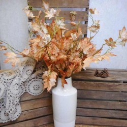 Artificial Maple Leaves Branch Russet - MAP008 AA4