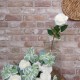 Anastasia Artificial Rose Buds Ivory 56cm - R922 