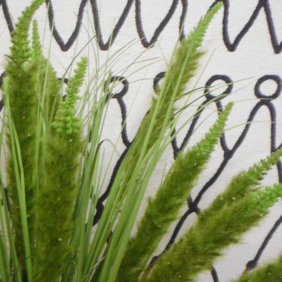 Artificial Cats Tails with Grasses Green 79cm - C016 D3
