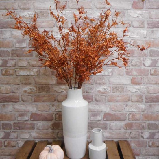 Artificial Limonium Orange 110cm - L010 I1