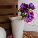 Artificial Anemones Purple Flowers 45cm - A091 A2