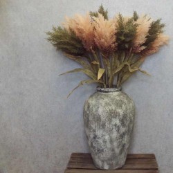 Artificial Astilbe Olive Green 89cm | Faux Dried Flowers - A071 J1