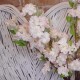 Artificial Cherry Blossom Branch Pale Pink Flowers 77cm - B054 B1