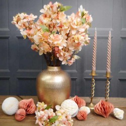 Artificial Cherry Blossom Branch Pink and Peach Flowers 77cm - B053 B2