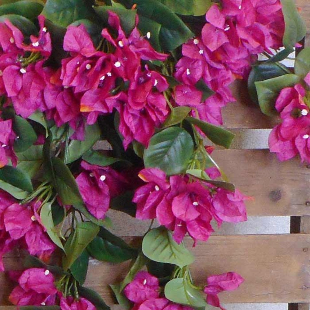 Finest Artificial Trailing Bougainvillea Plant Hot Pink 61cm Artificial Flowers