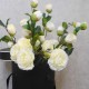 Artificial Camellias Cream 58cm - C118 A4