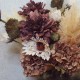 Antique Dahlia Aubergine 65cm | Faux Dried Flowers - D182 BX18