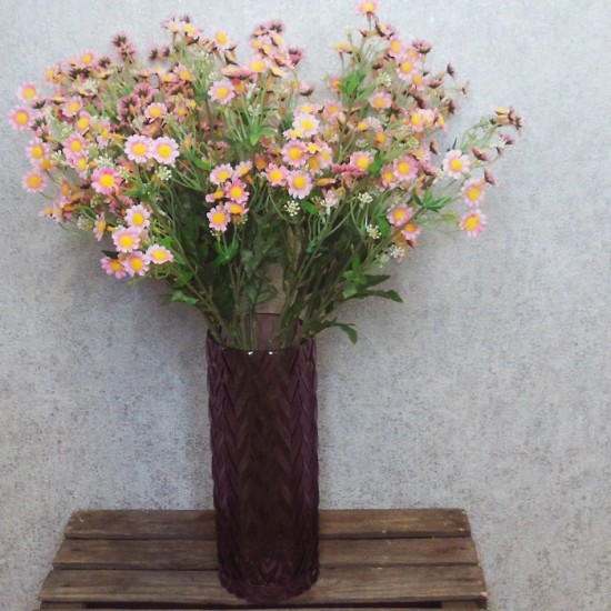 Mini Garden Daisies Stem Pale Pink 63cm - D080 D2