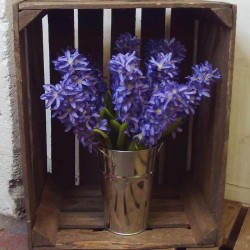Artificial Hyacinth Plants Purple 43cm - H023 O2