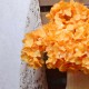 Artificial Hydrangea Tangerine Orange 62cm - H084 H4